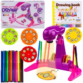   Risalni projektor za otroke | Učenje risanja in barvanja s projektorjem