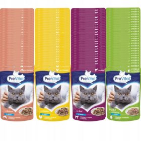   PreVital XXL mešanica mokre hrane za mačke s 96 različnimi okusi 100g vrečk