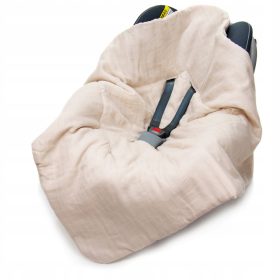 Kerstin Mušlinasta odeja za voziček in nosilko