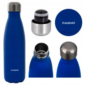 Casno Trivor termovka za pijačo, 0,5 l, odtenki modre
