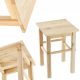 Taboret drewniany KADAX 44 cm