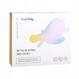   HAGI Baby Set za dojenčka - Darilo dobrodošlice

HAGI Baby Set za nego dojenčka je popolno darilo za novorojenčka, ki vsebuje naravne in dermatološko preverjene izdelke za nego otrok. Ta čudovit kompl