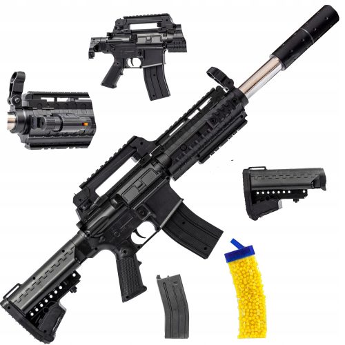 KARABIN MASZYNOWY PISTOLET NA KROGLE M4 Z LASERJEM