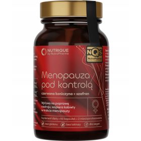   Nutrique Menopauza pod Kontrolo - Naravno Dopolnilo z Rdečo Deteljo in Žafranom