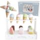 Drewneni komplet sladolednice za otroke Nunukids Repa Ice Cream