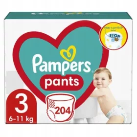 Pampers Hlačne Plenice Velikost 3 204 kosov