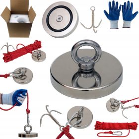 Magnes neodymowy D120 o maksimalnem učinku 480 kg