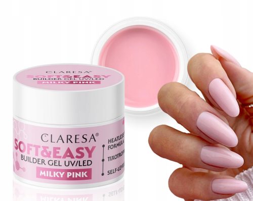 CLARESA MEHAK IN ENOSTAVEN GRADILNI GEL ROZA 45G
