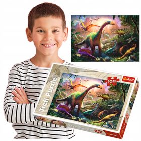  Trefl Puzzle za otroke 100 kosov DINOZAVRI