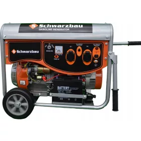 Enofazni generator Schwarzbau 6500 W z električnim zagonom
