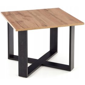 Kvadratna klop Cross 67 x 67 x 50 cm Wotan hrast