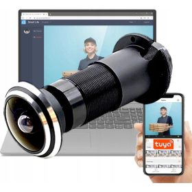   WiFi pametni vizualni domofon s kamero, zvočnikom in mikrofonom