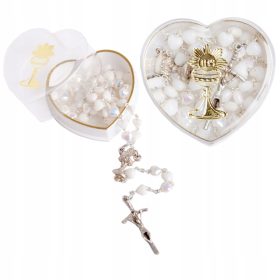 Eleganten rožni venec s čudovitimi kristali