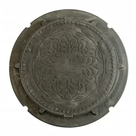 Pokrov za greznico Vrt - črna polimerna pokrovka