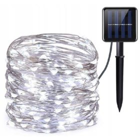   Lučke za božično drevesce na sončno energijo - 100 LED lučk 10M