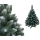 Umetno božično drevo z imitacijo sosne z stojakom, višine 120 cm, debelo in premium kakovosti. Izdelano s preciznostjo in realističnimi detajli, vključno z bielenimi konci za imitacijo snega. S prilag