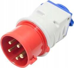 Adapter redukcija IP44 16A/400V na 16A/230V Tarel za zanesljivo povezovanje različnih faznih napetosti. Ta visokokakovostni adapter omogoča enostavno priključitev 3-faznih naprav na standardno enofazn