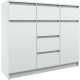 Komoda Bela 6+2 140 x 38 x 100 cm Euro Meble