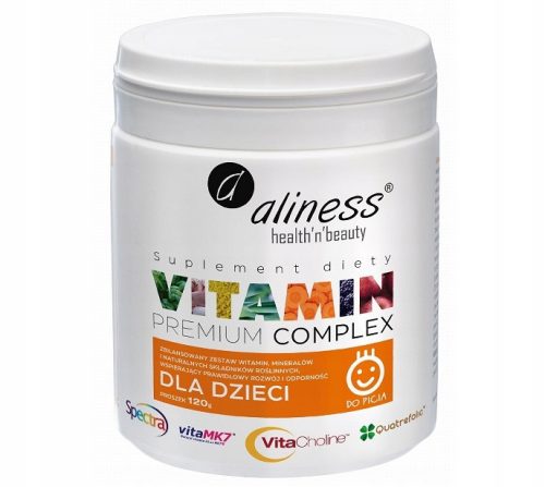 Premijski vitaminski kompleks v prahu za otroke Aliness - Podpora razvoja in imunosti