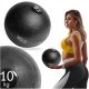 Medicinska žoga za crossfit 4FIZJO 10kg črna