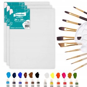 SLIKARSKI SET ZA SLIKANJE BARVE NA PLATNO