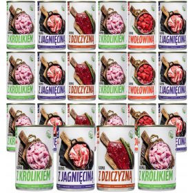 TUF TUF BULT mokra pasja hrana ZAJEC 24x400g