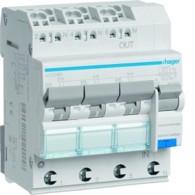 Preklopni stikalec za diferenčni tok Hager 230 V IP20 16 A