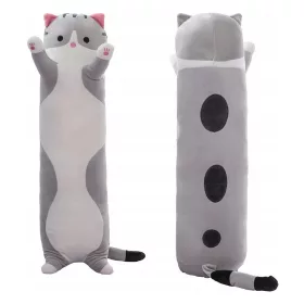   PLIŠASTA IGRAČA DOLGA MAČKA LUCEK MASCOT BLAZINA ZA OTROKE 100 CM