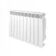 Diamantni aluminijasti radiator 1526 W bel 800 x 578 x 95 mm - stranski priključek