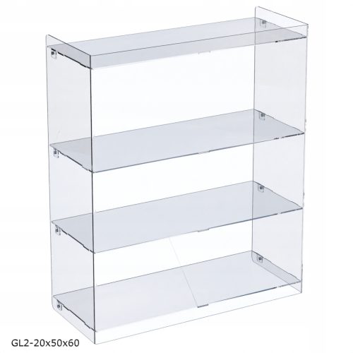 Stojalo za izdelke iz PLEXI 20x50x60 cm z 3 policami