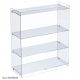 Stojalo za izdelke iz PLEXI 20x50x60 cm z 3 policami