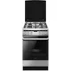  Kuhinja Amica 58GEH2.31HZpTaDA(Xx) INOX FORCED AIR