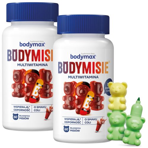 Bodymax Bodymisie: Multiwitaminy v Želejih z Okusom Cole - Sladke in Zdrave