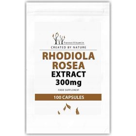   FOREST Vitamin Rhodiola 300mg, 100 kapsul - Dodatek brez glutena in GSO