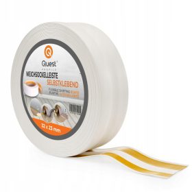 Quest Profil PVC trak 23 x 32, dolžina 25 m, bel