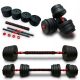 SportForFun nastavljive bitumenske ročice 2x 15 kg