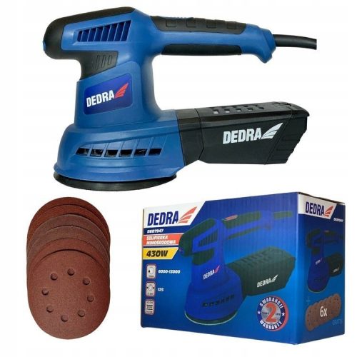 Dedra 430 W 230 V ekscentrični brusilnik za mizarska dela