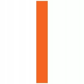  PVC ETIKETE ZA BOŽIČNO DREVO 25x220MM 250 KOSOV ORANŽNE