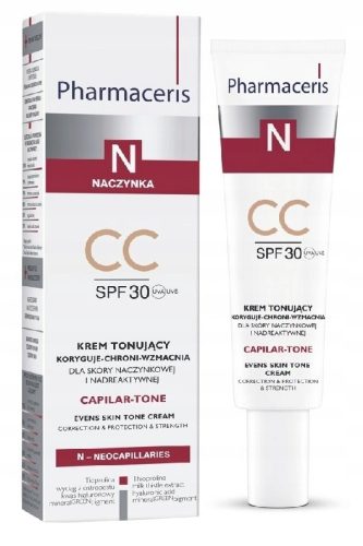 CC Krema za Občutljivo Kožo s SPF 30 in Mineralnimi Pigmenti