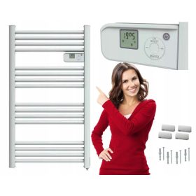 Električni kopalniški radiator Lux 500 W 550 x 980 mm bel