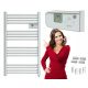 Električni kopalniški radiator Lux 500 W 550 x 980 mm bel