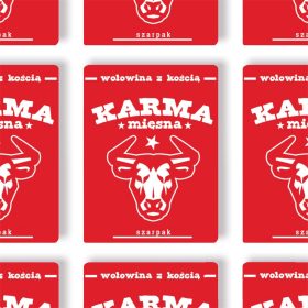   10 kg zamrznjena govedina s kostmi za pse Goveje kocke BARF dietna hrana