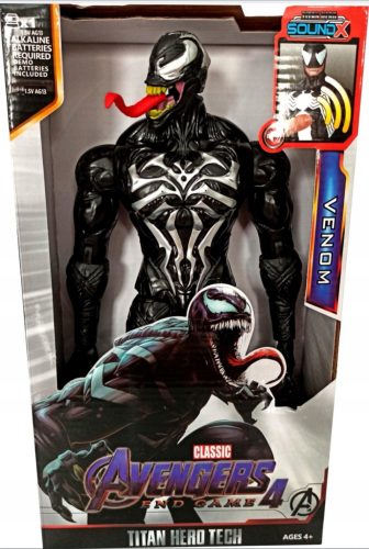 Figura Avengers Titan Hero Tech Venom, črna, 30 cm