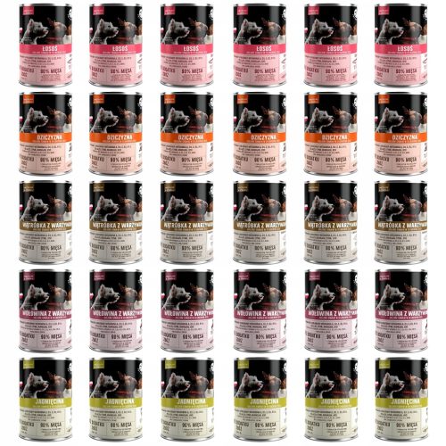 Pet Republic premium mokra hrana za pse MIX OKUSOV 30 kos x 400 g