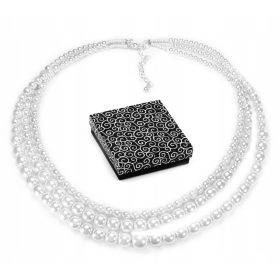  WHITE PEARLS KLASIČNA VERIGICA PERLE 46cm modna