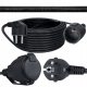 Električni podaljšek BLACK 20M 3X1,5MM IP20
