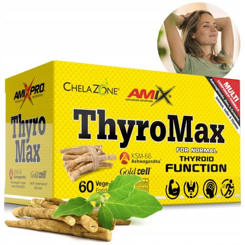 Najmočnejši dodatek za zmanjšanje kortizola in izboljšanje koncentracije - Amix Thyromax