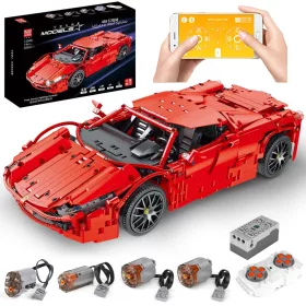Gradbeni bloki Ferrari RC Supercar Red Spider 488