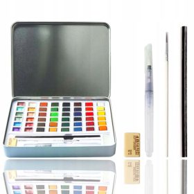 H & B akvarelne barve 48 kosov x 2 ml