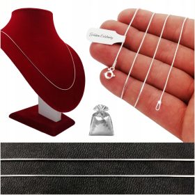   925 SREBRNA VERIŽICA ZA VEČERJO, ČRTA, ČRTA / OGRLICA LINE, SIJOČA ITALIJANSKA